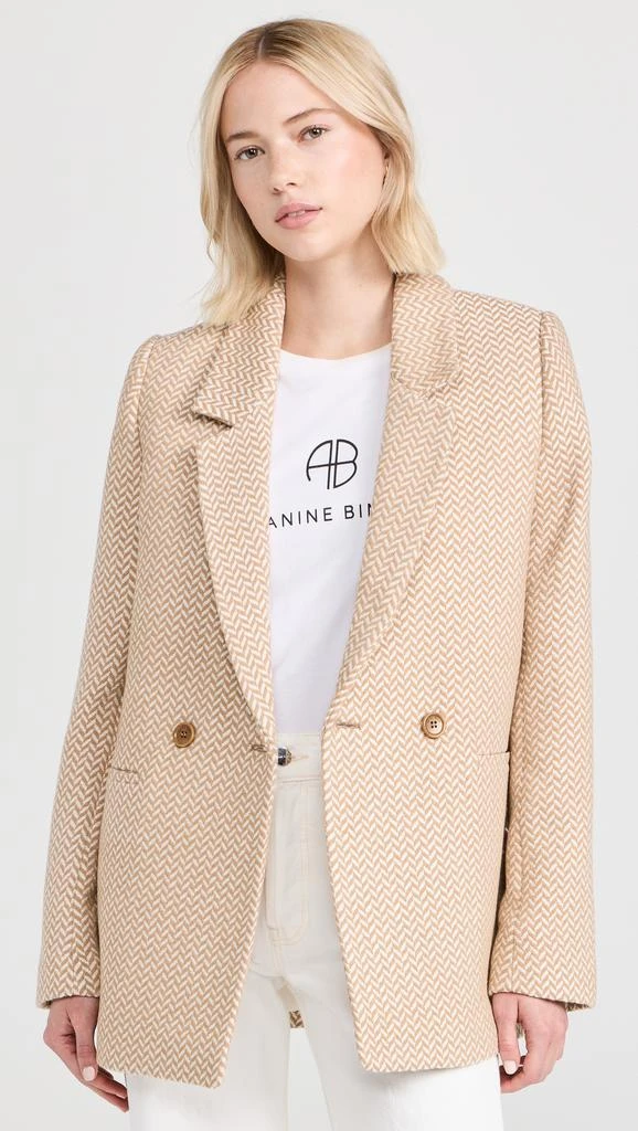 商品ANINE BING|Fishbone Blazer,价格¥3373,第1张图片