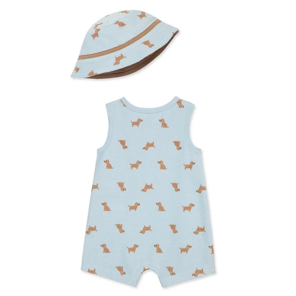 商品Little Me|Baby Boys Romper with Hat,价格¥59,第2张图片详细描述