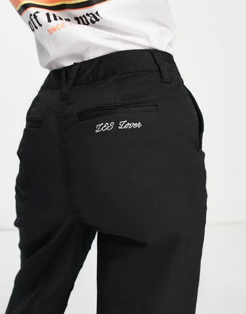 商品Vans|Vans X Sandy Liang Authentic chino trousers in black,价格¥345,第3张图片详细描述