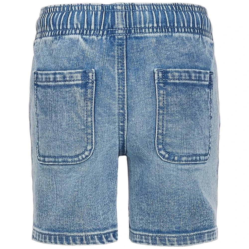 商品Epic Threads|Little Boys Good Vibes Light-Wash Denim Shorts, Created for Macy's,价格¥264,第2张图片详细描述