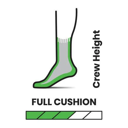 商品SmartWool|Hike Full Cushion Crew Sock - Kids',价格¥74,第2张图片详细描述