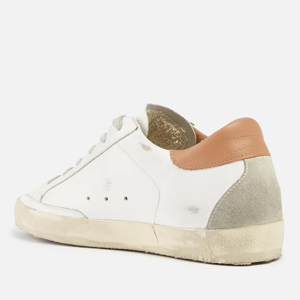 商品Golden Goose|Golden Goose Superstar Distressed Leather and Suede Trainers,价格¥4066,第3张图片详细描述