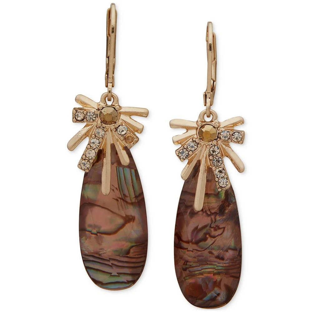商品Lonna & Lilly|Gold-Tone Pavé Star & Color Stone Drop Earrings,价格¥209,第1张图片
