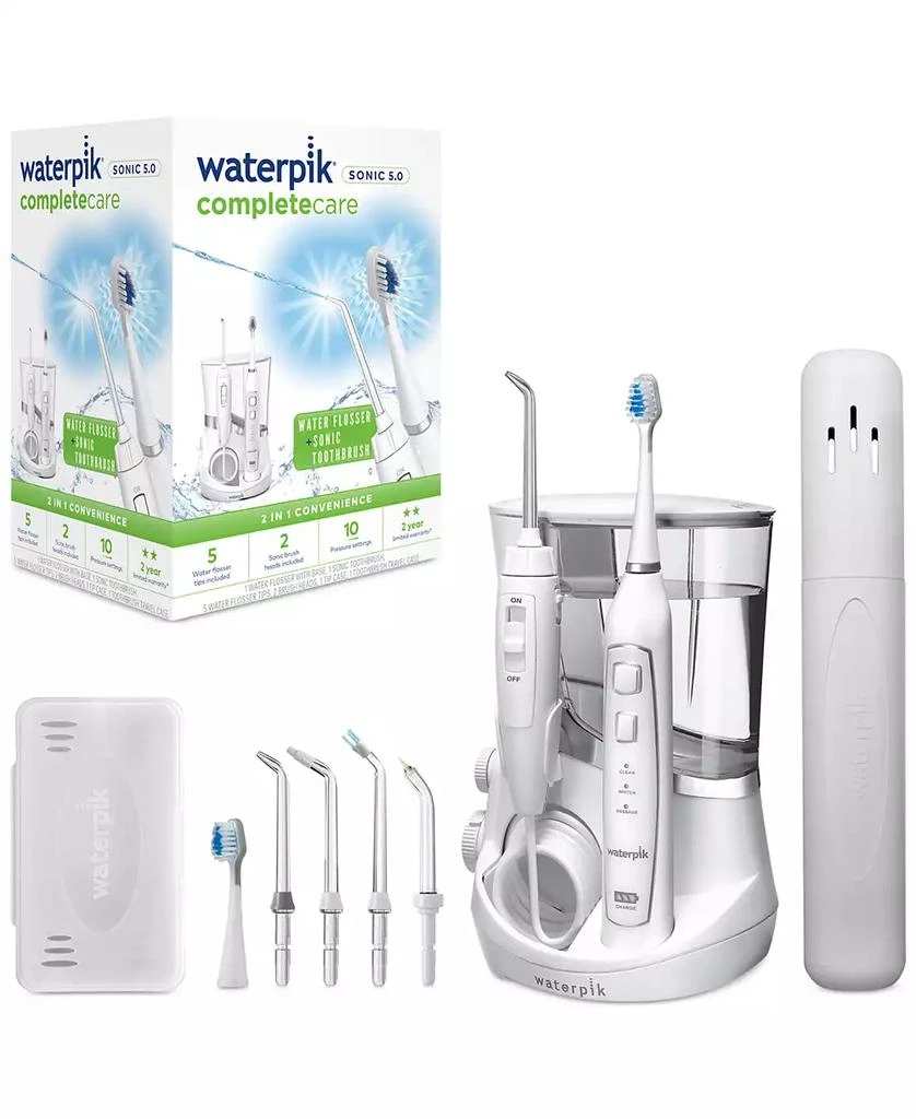 商品Waterpik|Complete Care 5.0 Water Flosser + Sonic Electric Toothbrush,价格¥1909,第2张图片详细描述