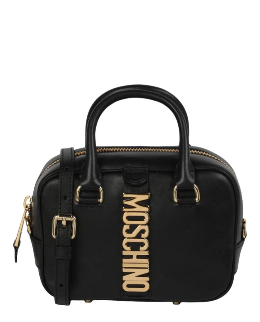 商品Moschino|Logo Belt Leather Crossbody Bag,价格¥5633,第1张图片