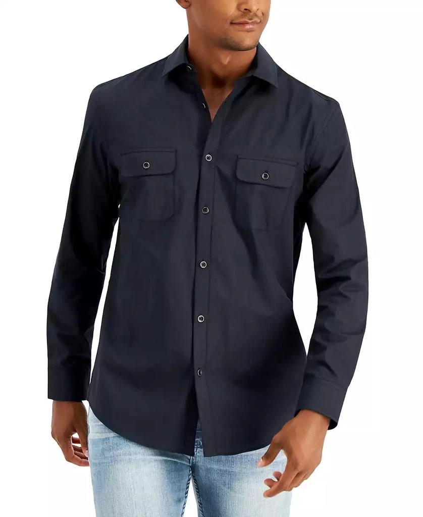 商品Alfani|Men's Regular-Fit Solid Shirt, Created for Macy's,价格¥245,第1张图片