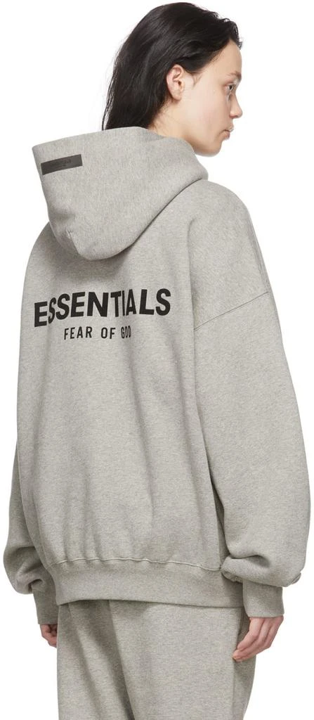 商品Essentials|Gray Cotton Hoodie,价格¥475,第3张图片详细描述