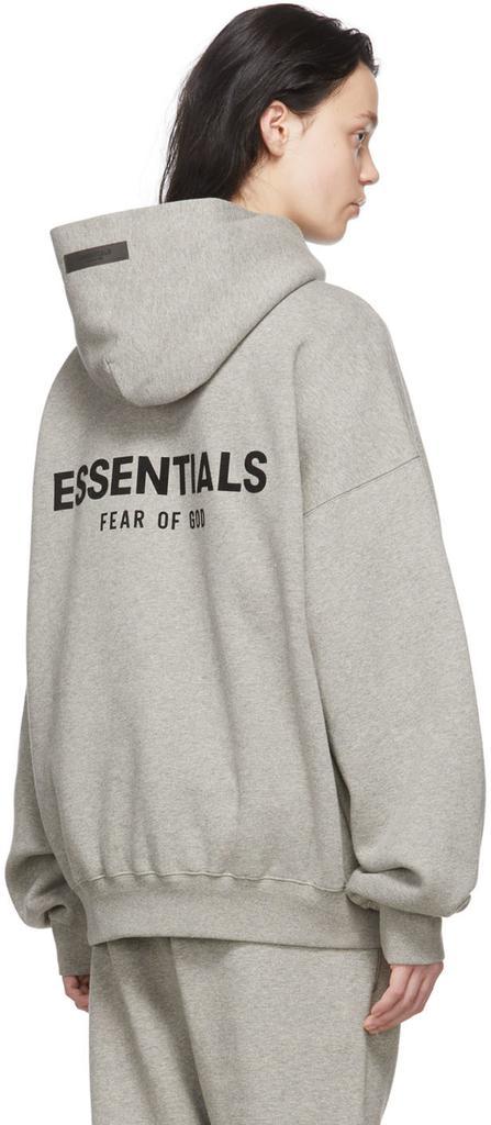 商品Essentials|Gray Cotton Hoodie,价格¥679,第5张图片详细描述