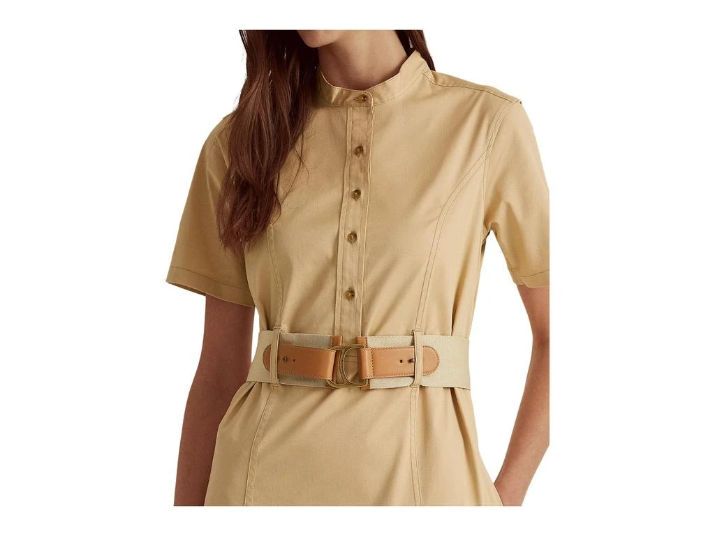 商品Ralph Lauren|Belted Micro-Sanded Twill Dress,价格¥586,第4张图片详细描述