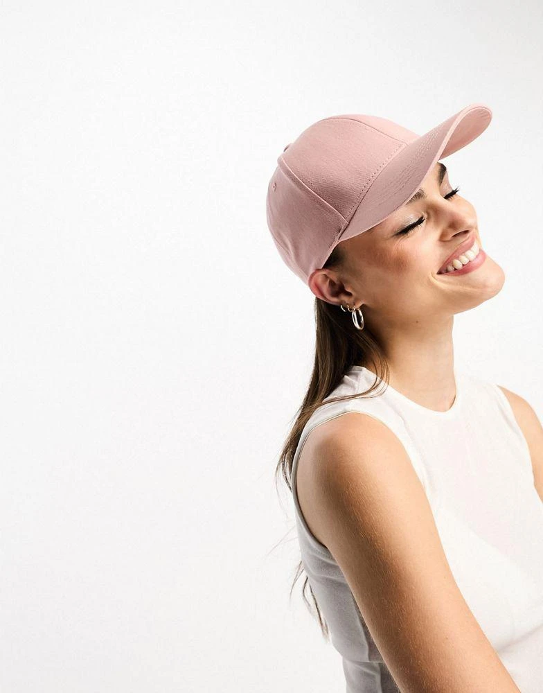 商品ASOS|ASOS DESIGN plain cotton cap in pink,价格¥44,第1张图片