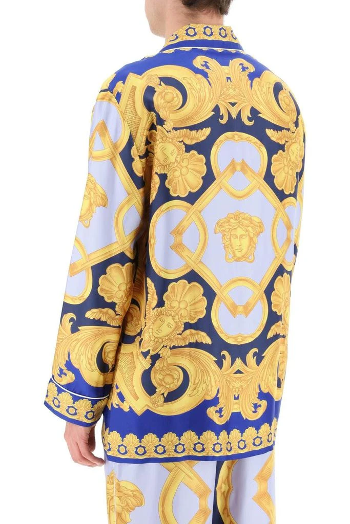 商品Versace|'BAROCCO 660' SILK PAJAMA SHIRT,价格¥3385,第4张图片详细描述