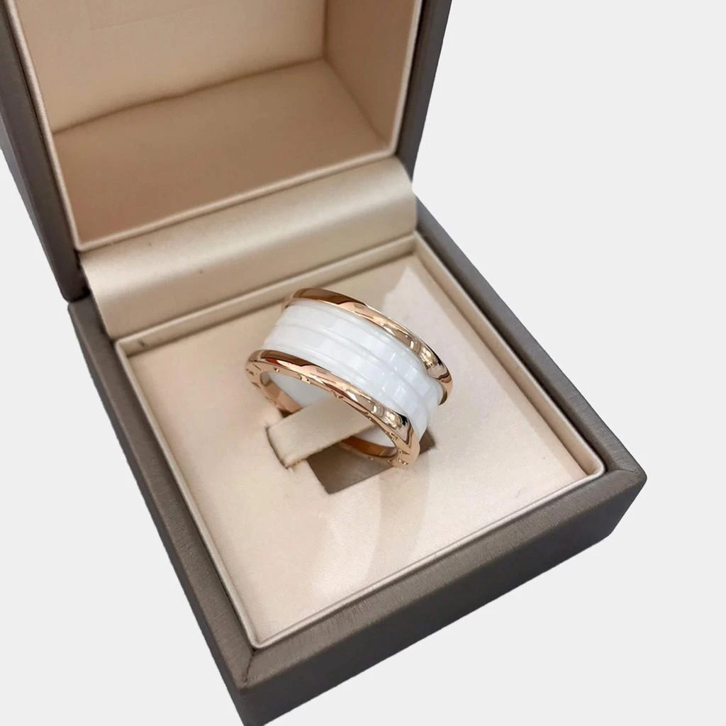 商品[二手商品] BVLGARI|Bvlgari White Ceremics Spring Ring Size 50,价格¥14639,第1张图片