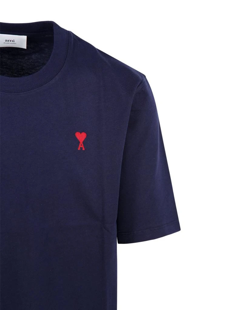 AMI Paris Ami de Coeur Logo Embroidered Crewneck T-Shirt 商品