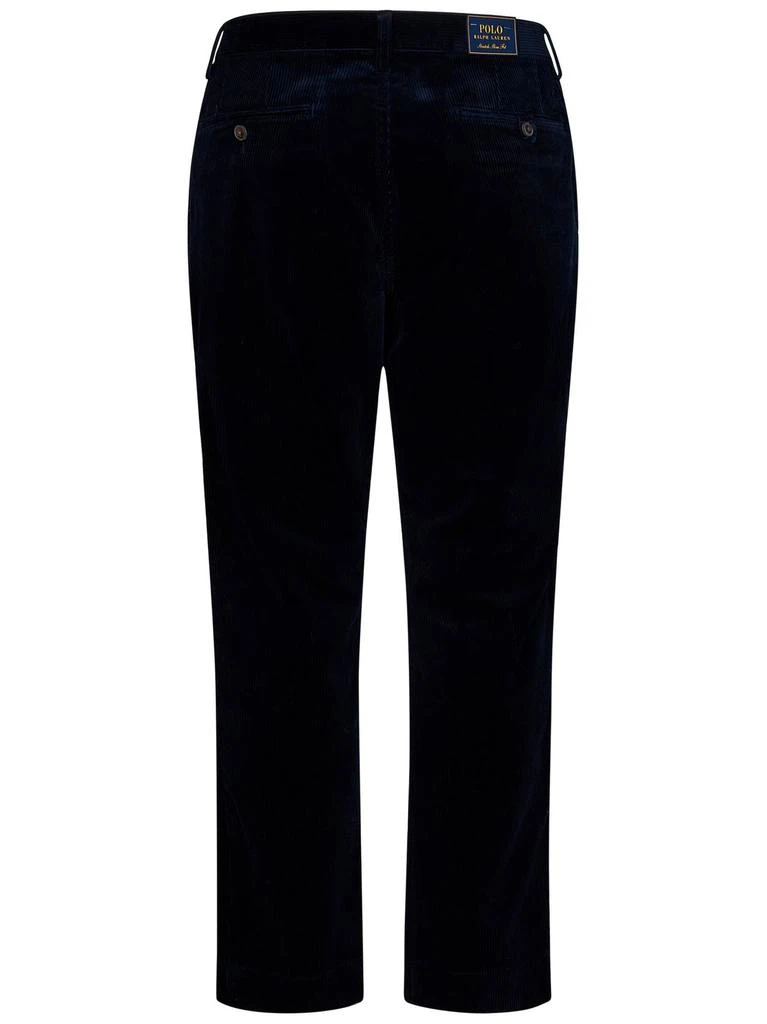 商品Ralph Lauren|Polo Ralph Lauren Belt-Looped Tapered-Leg Trousers,价格¥872,第2张图片详细描述