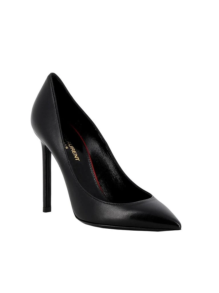 商品Yves Saint Laurent|Saint L AU Rent Women&#39;s  Black Leather Pumps,价格¥3929,第2张图片详细描述