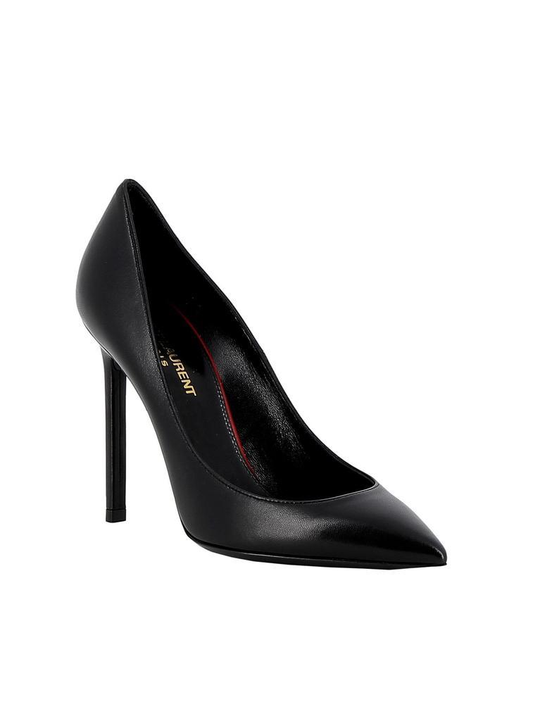 商品Yves Saint Laurent|Saint L AU Rent Women's  Black Leather Pumps,价格¥4204,第4张图片详细描述