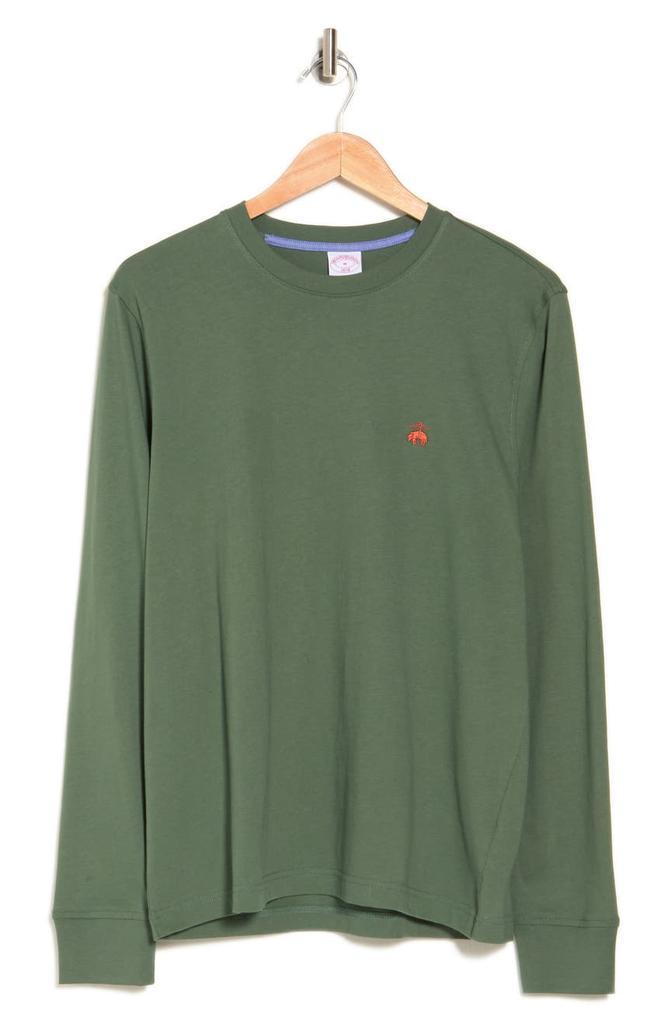 商品Brooks Brothers|Long Sleeve Cotton T-Shirt,价格¥258,第5张图片详细描述