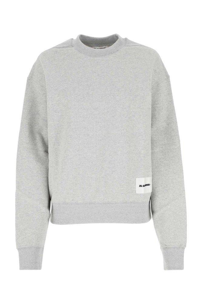 商品Jil Sander|Jil Sander Logo-Patch Straight Hem Sweatshirt,价格¥3212,第1张图片