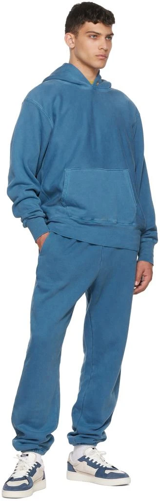 商品Les Tien|Blue Cotton Hoodie,价格¥772,第4张图片详细描述