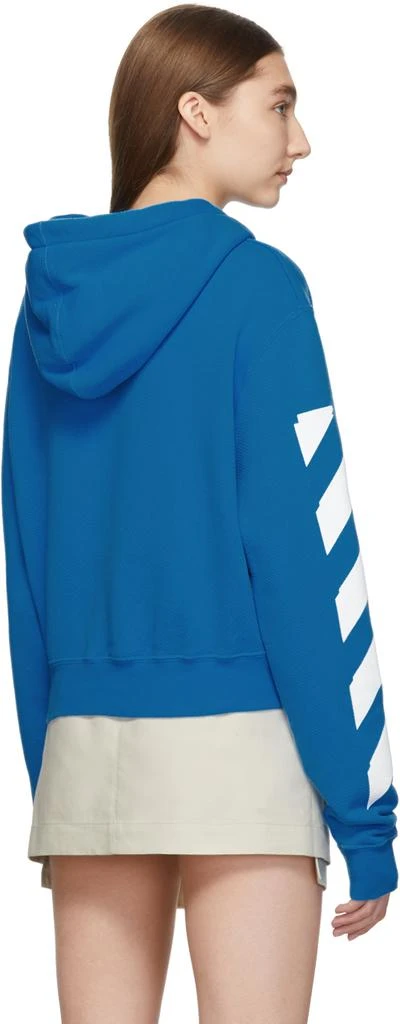 商品Off-White|Blue Diag Crop Hoodie,价格¥5533,第3张图片详细描述