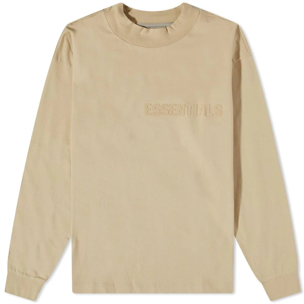 商品Essentials|Fear of God Essentials Long Sleeve T-Shirt - Sand,价格¥391,第1张图片