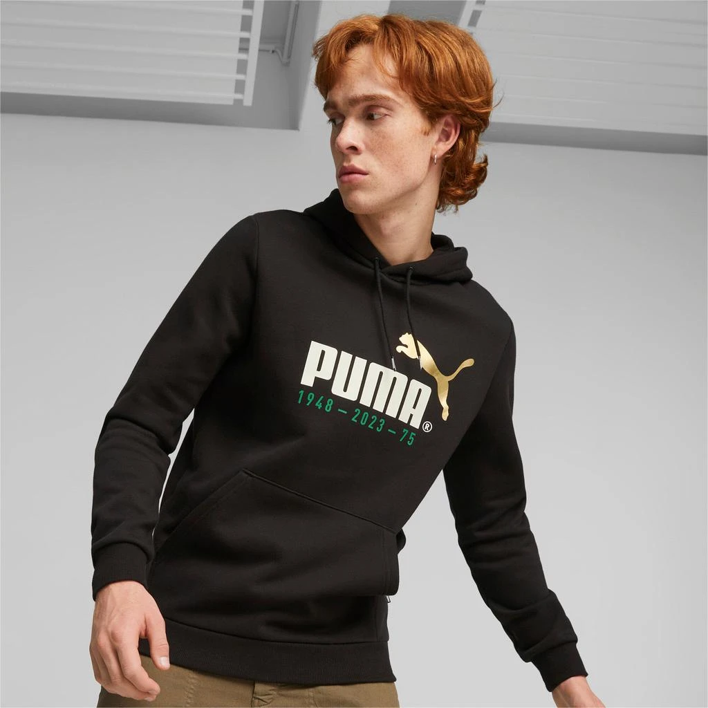商品Puma|PUMA Men's No.1 Logo 75th Year Anniversary Celebration Hoodie,价格¥198,第3张图片详细描述