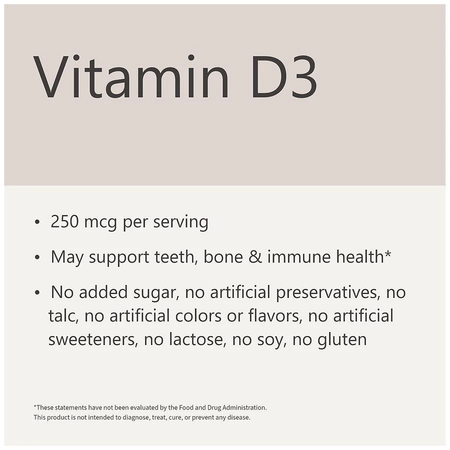 Vitamin D3 250 mcg Softgels 商品