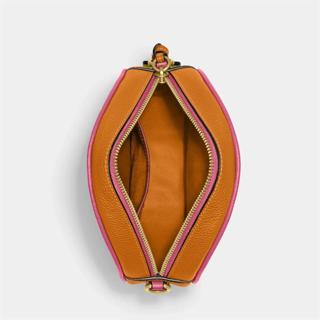 商品Coach|Coach Women's Colorblock Kia Circle Bag - Carnation Multi,价格¥1279,第5张图片详细描述