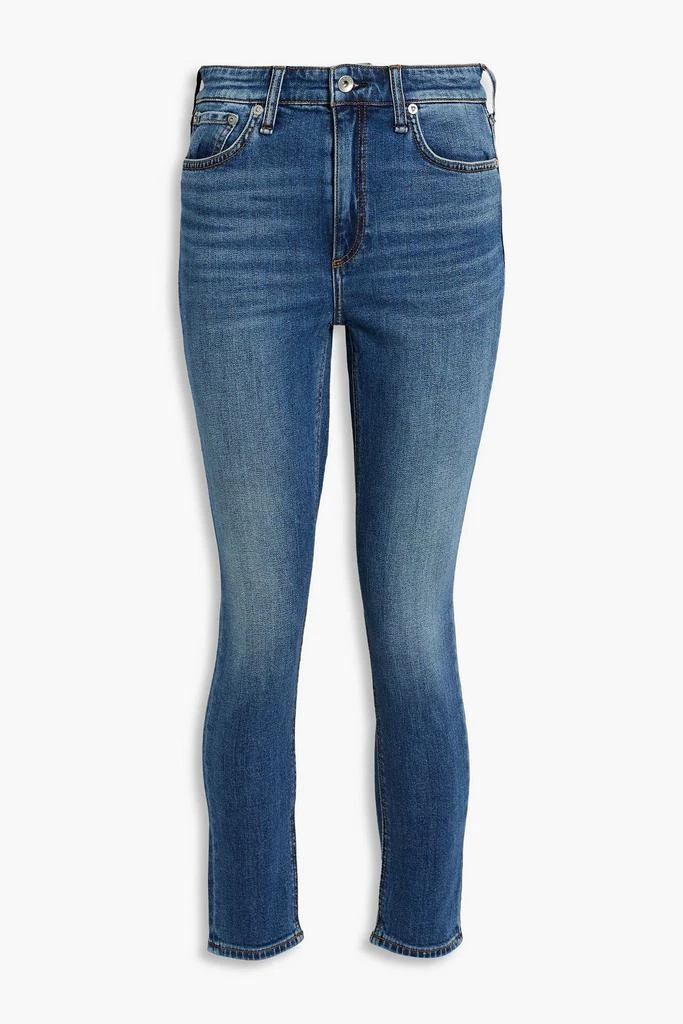 商品Rag & Bone|Nina cropped high-rise skinny jeans,价格¥624,第1张图片