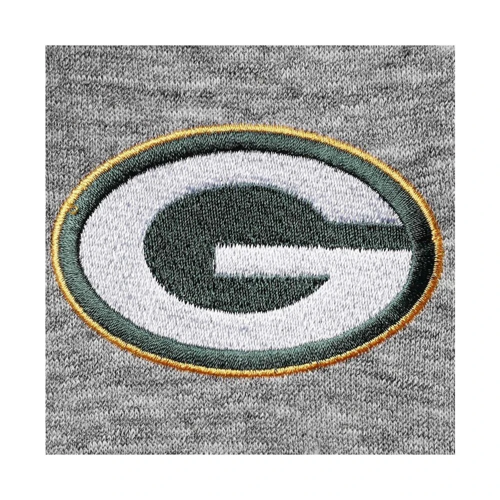 商品Tommy Hilfiger|Men's Heather Gray Green Bay Packers Mario Quarter-Zip Jacket,价格¥682,第4张图片详细描述