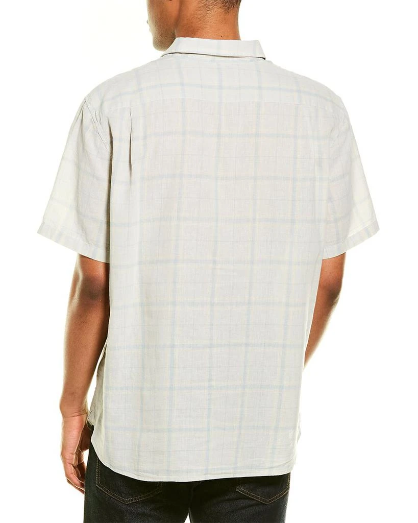 商品Vince|Classic Fit Linen-Blend Woven Shirt,价格¥351,第2张图片详细描述