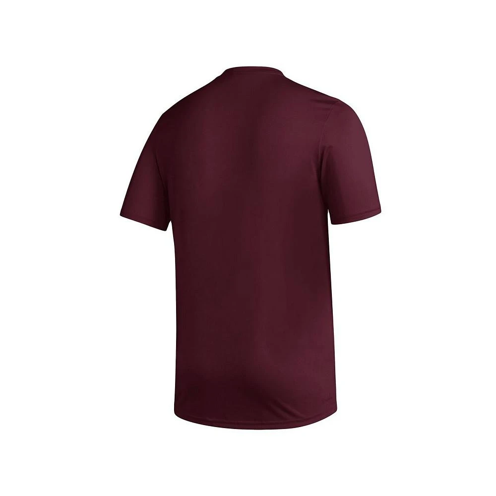 商品Adidas|Men's Maroon Texas A&M Aggies AEROREADY Pregame T-shirt,价格¥293,第3张图片详细描述