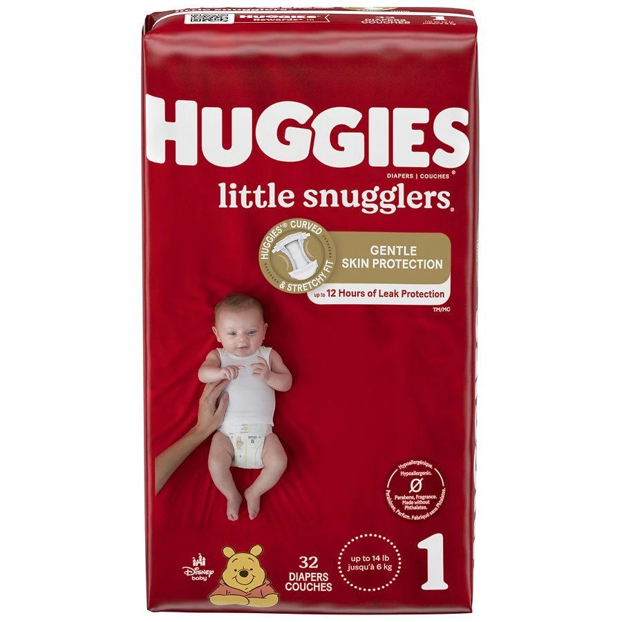 商品Huggies|Baby Diapers Size 1 (8-14 lbs),价格¥79,第3张图片详细描述