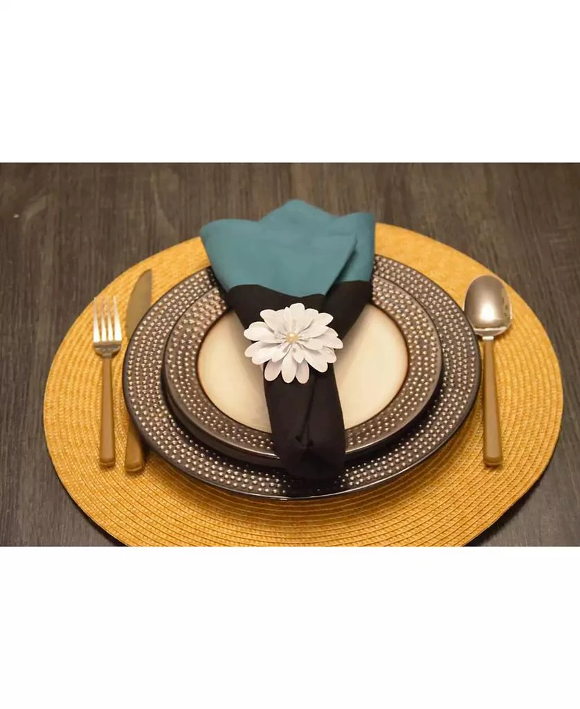 White Pearl Flower Napkin Ring 商品
