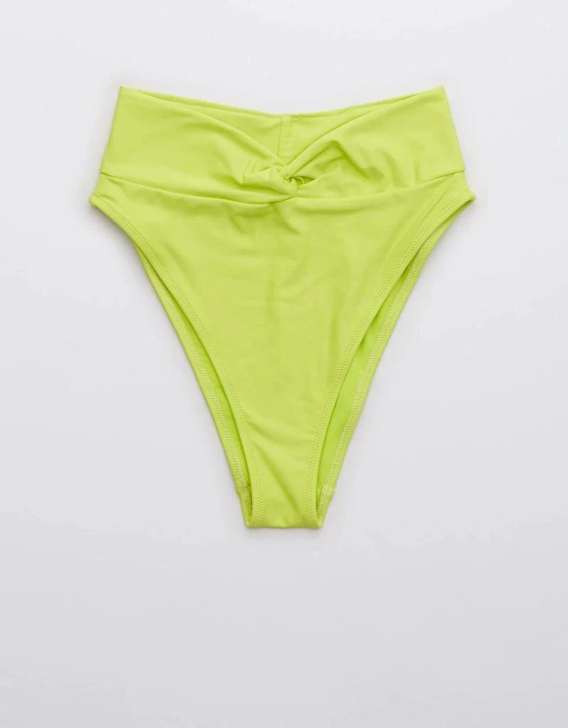 商品Aerie|Aerie Twist High Cut Cheeky Bikini Bottom,价格¥90,第4张图片详细描述