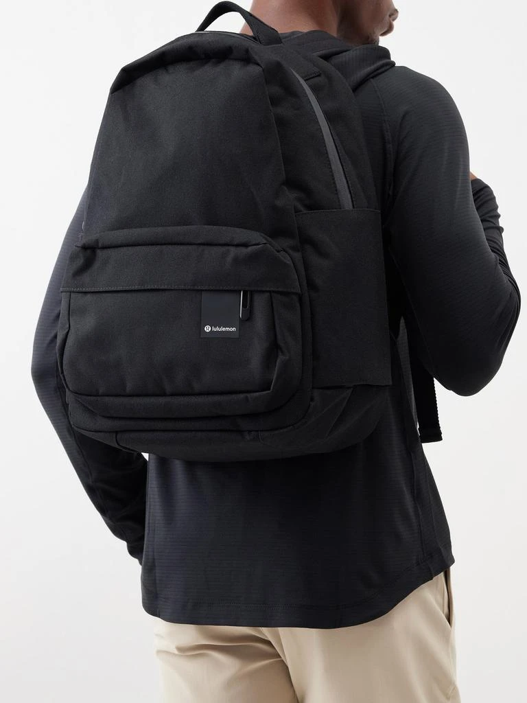 商品Lululemon|Command The Day recycled-fibre canvas backpack,价格¥1253,第1张图片