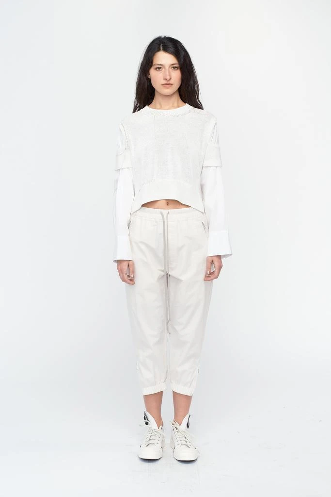 商品Adidas|Y'S YOHJI YAMAMOTO White Shirt Collar Pullover,价格¥2693,第2张图片详细描述