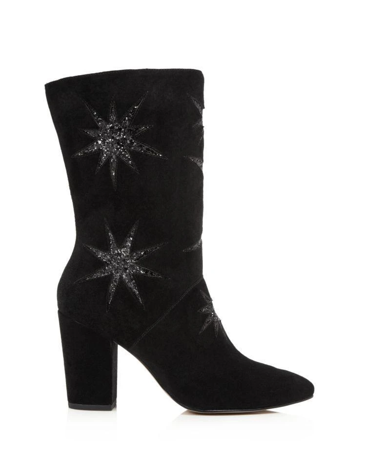 商品Avec Les Filles|Avec Les Filles Nikita Glitter Starbust Mid Calf Booties - 100% Exclusive ,价格¥796,第2张图片详细描述