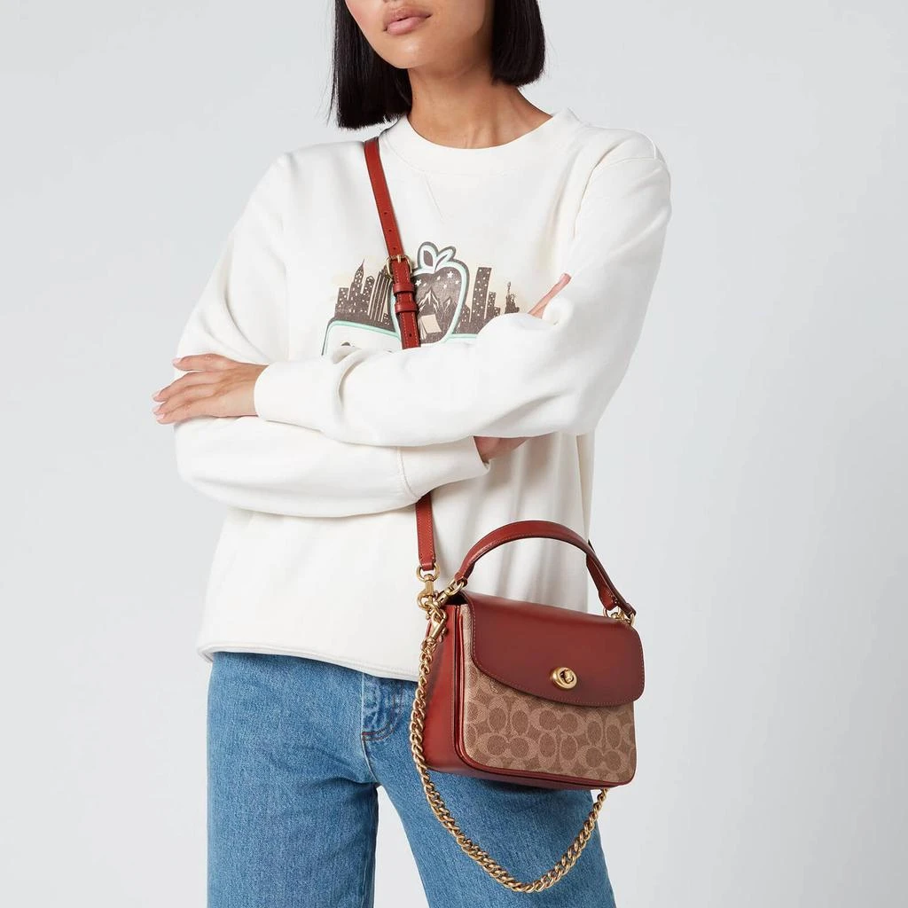 商品Coach|Coach Women's Signature Cassie Cross Body 19 Bag - Tan Rust,价格¥2789,第2张图片详细描述