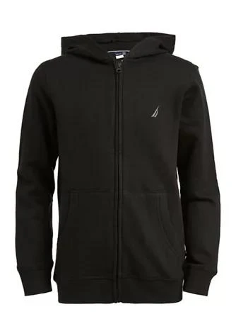 商品Nautica|Boys 4 7 Full Zip Fleece Hoodie,价格¥339,第1张图片