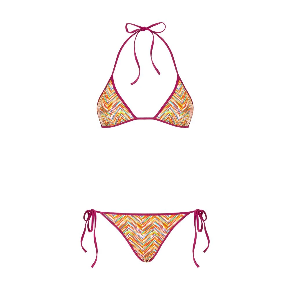 商品Missoni|【特惠9.0折】【预售】 女士 分体泳衣 印花双面三角比基尼  MIS5584QMUL,价格¥2941,第1张图片