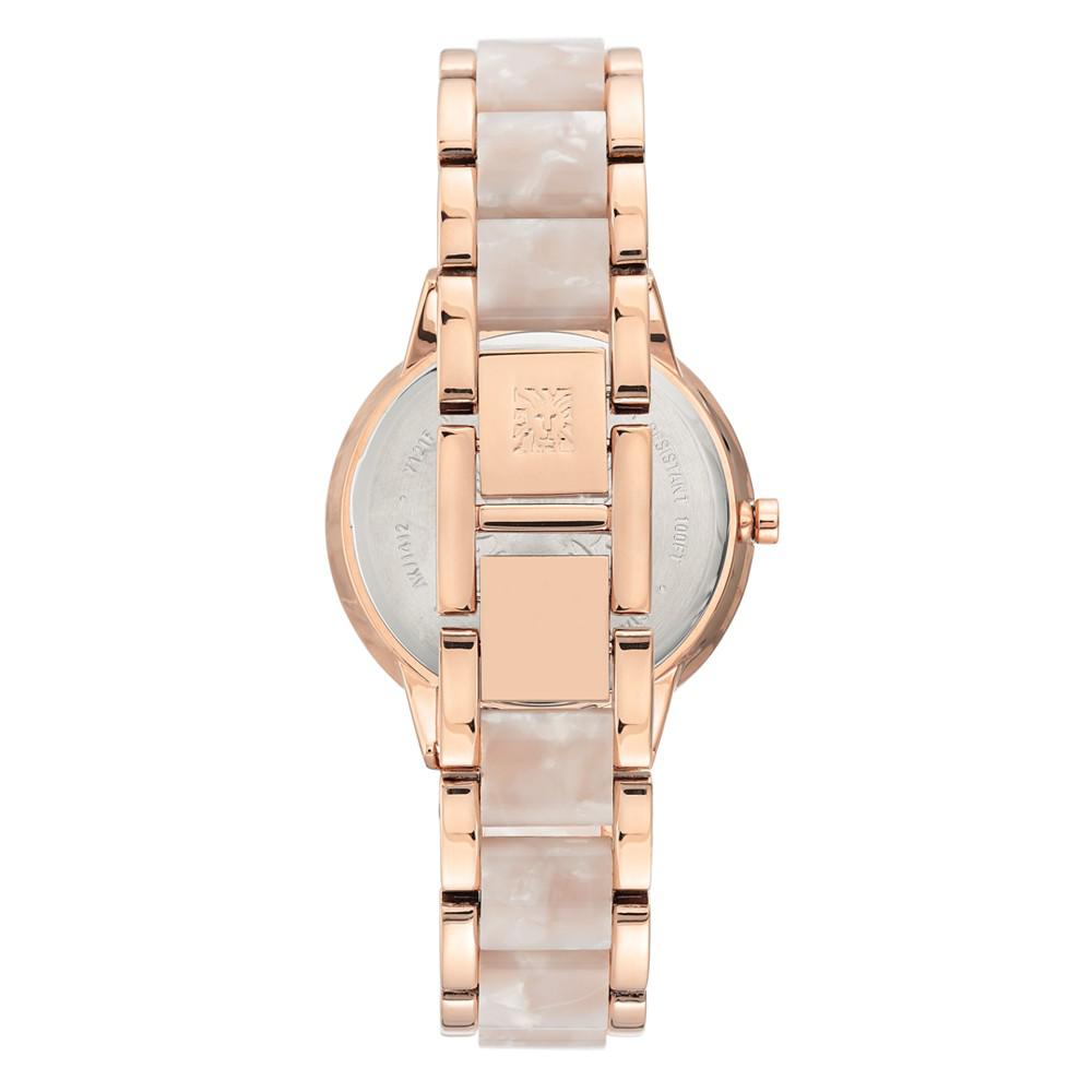 Rose Gold-Tone and Pearlescent White Bracelet Watch 37mm商品第3张图片规格展示