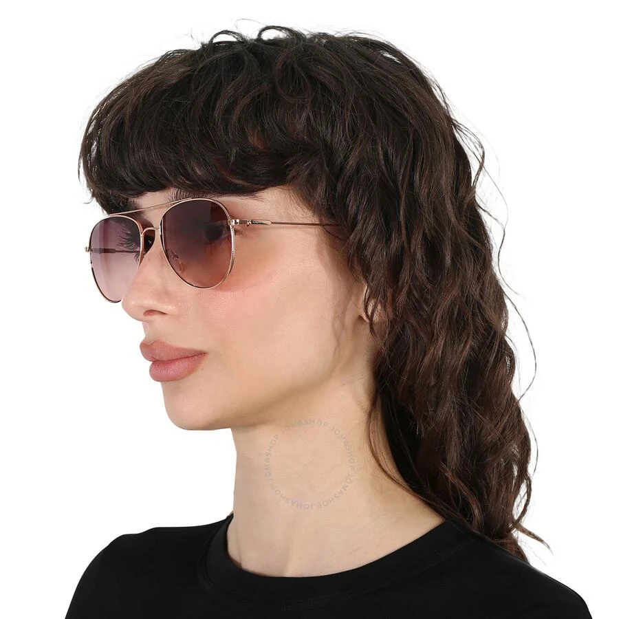 商品Calvin Klein|Brown Pilot Ladies Sunglasses CK20120S 780 55,价格¥187,第2张图�片详细描述