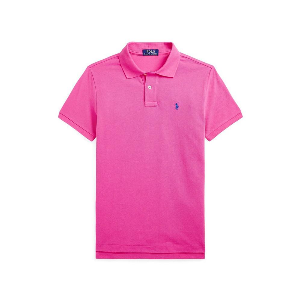 商品Ralph Lauren|Big Boys Classic Fit Cotton Mesh Short Sleeve Polo Shirt,价格¥346,第6张图片详细描述