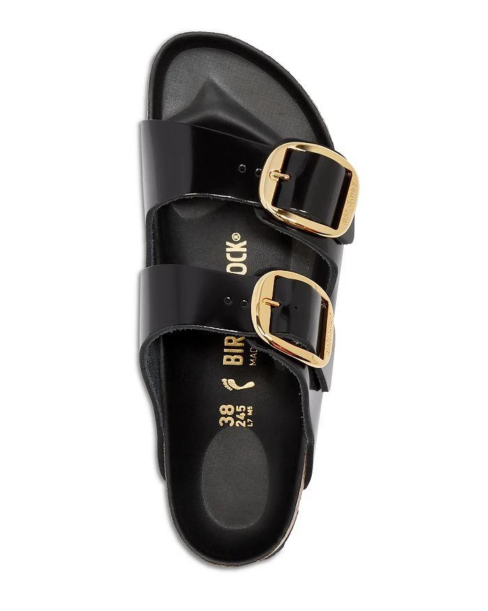 商品Birkenstock|Women's Arizona High Shine Big Buckle Slide Sandals,价格¥1291,第4张图片详细描述