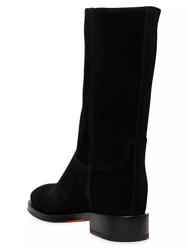 商品Santoni|Fleeces Suede Mid-Calf Boots,价格¥10071,第3张图片详细描述