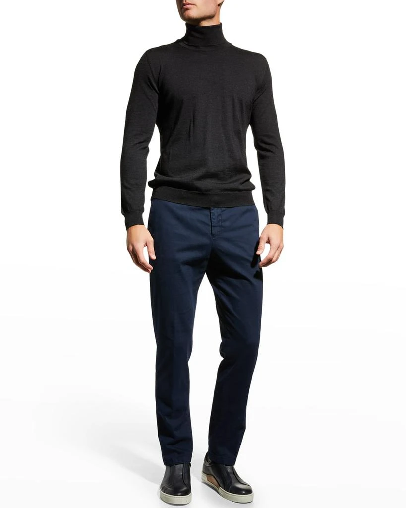 商品Kiton|Men's Cashmere-Silk Turtleneck Sweater,价格¥5932,第3张图片详细描述