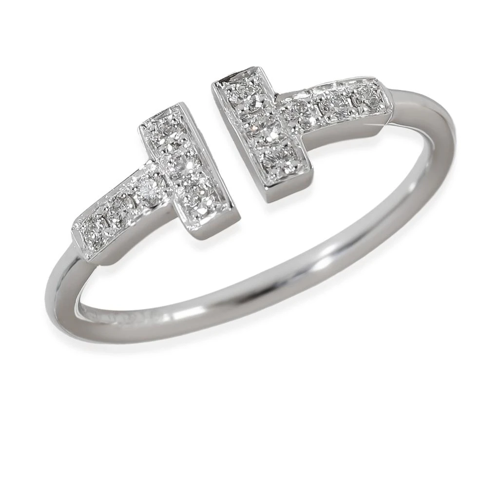 商品[二手商品] Tiffany & Co.|Tiffany T Fashion Ring in 18k White Gold 0.13 CTW,价格¥22066,第3张图片详细描述