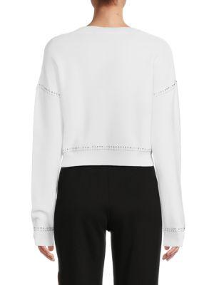 Embellished Cropped Sweater商品第2张图片规格展示
