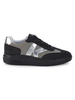 商品Karl Lagerfeld Paris|Faux Suede Sustainable Sneakers,价格¥383,第1张图片